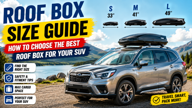 Roof box size guide - how to choose the best roof box for your SUV with size comparison